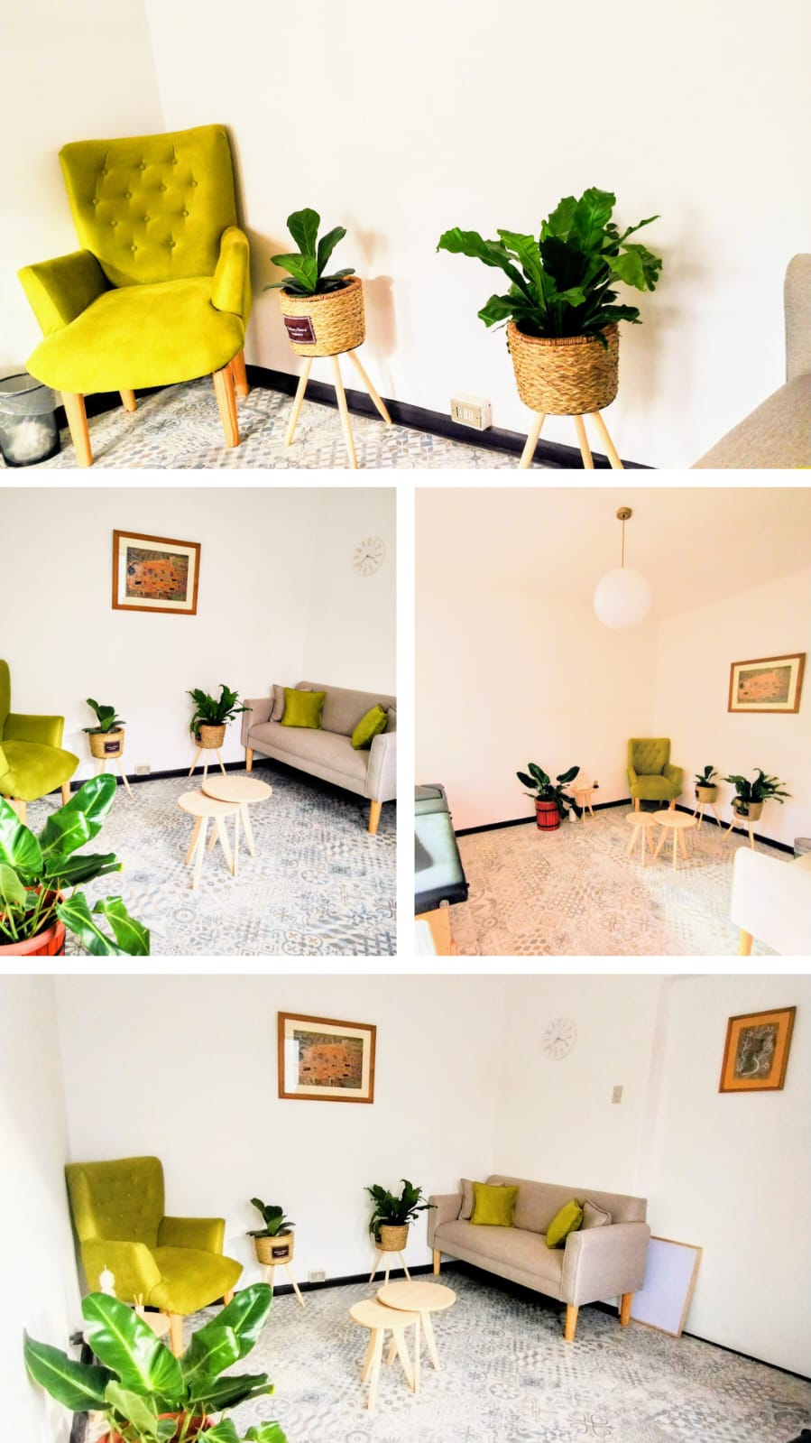 Collage sala verde